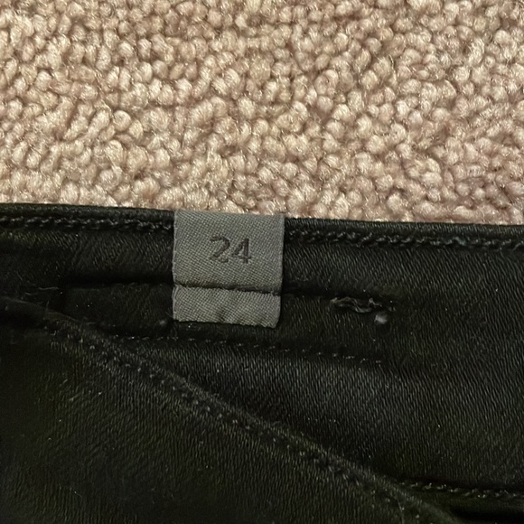 Citizens of humanity rocket crop (stretchy) denim. Black size 24 - Picture 3 of 4